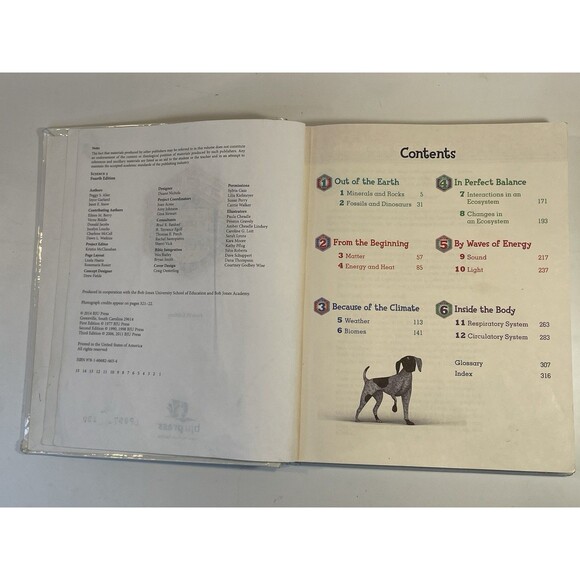 BJU Press Science 5 Textbook 4th Edition Homeschool Science Hardcover Christian - Picture 4 of 8